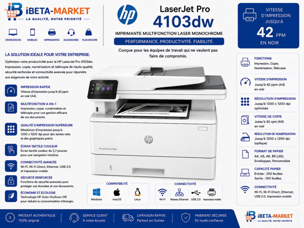 IMPRIMENTE HP M 4103DW