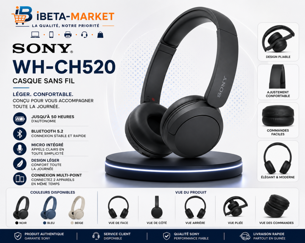 CASQUE SONY WH-CH520