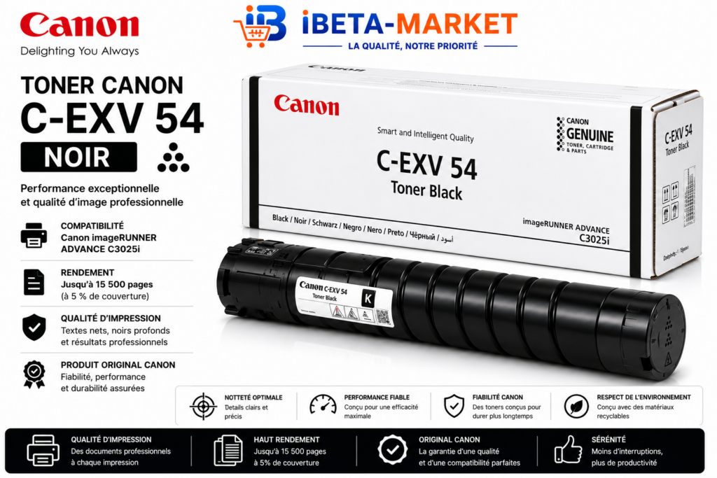 Toner canon c exv54 noir