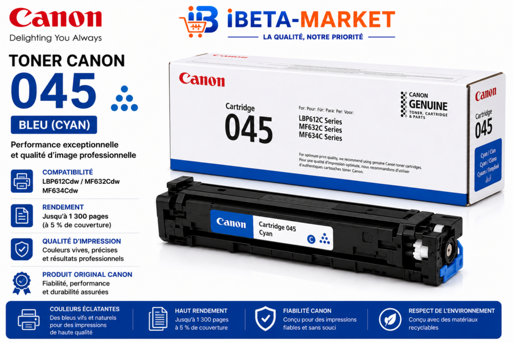 TONER CANON 045 BLEU