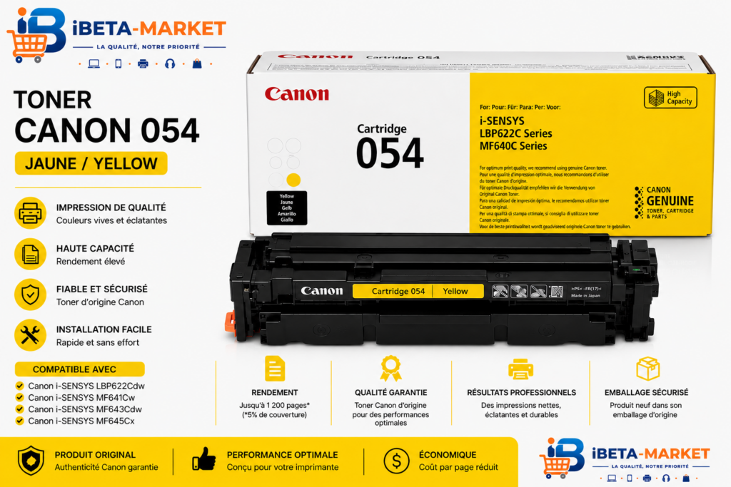 TONER CANON 054 JAUNE