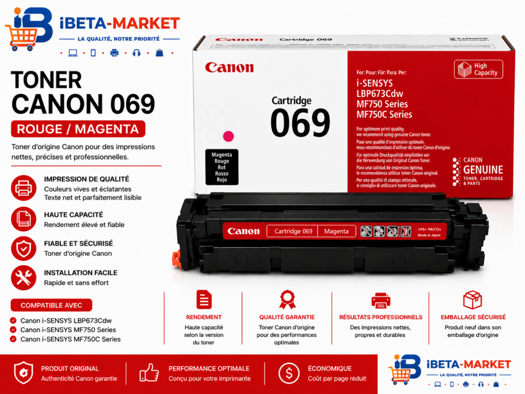 TONER CANON 069 ROUGE