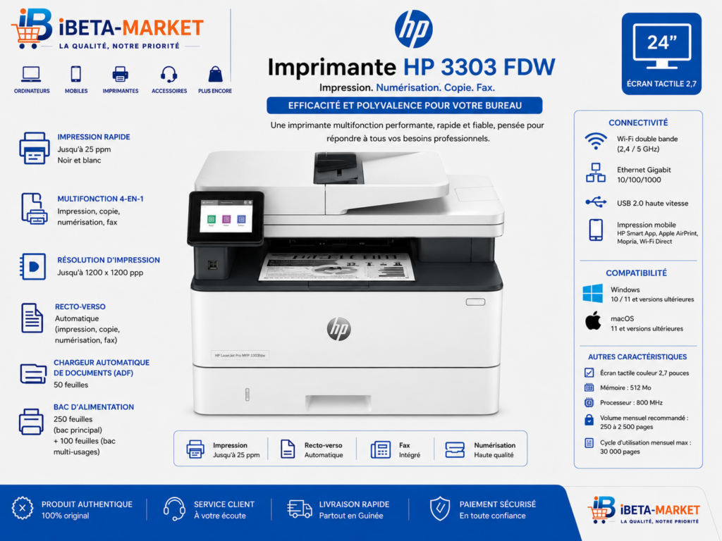 IMPRIMENTE HP M 3303FDW