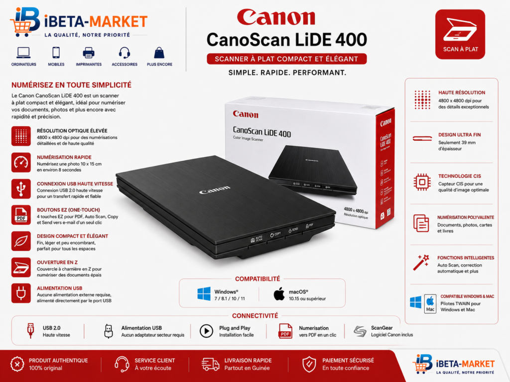 Scanner canon Lide 400