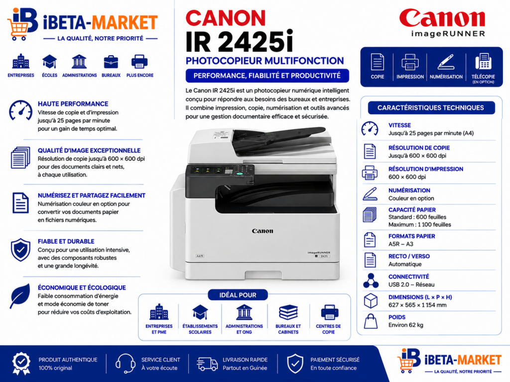 PHOTOCOPIES CANON IR 2425i
