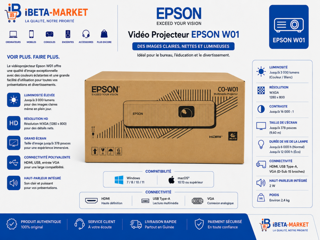 Projecteur EPSON CO-W01