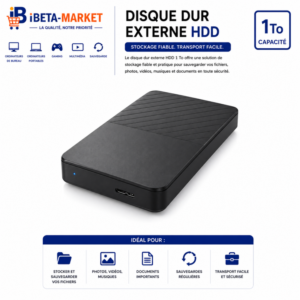 DISQUE DUR EXTERNAL 1TB