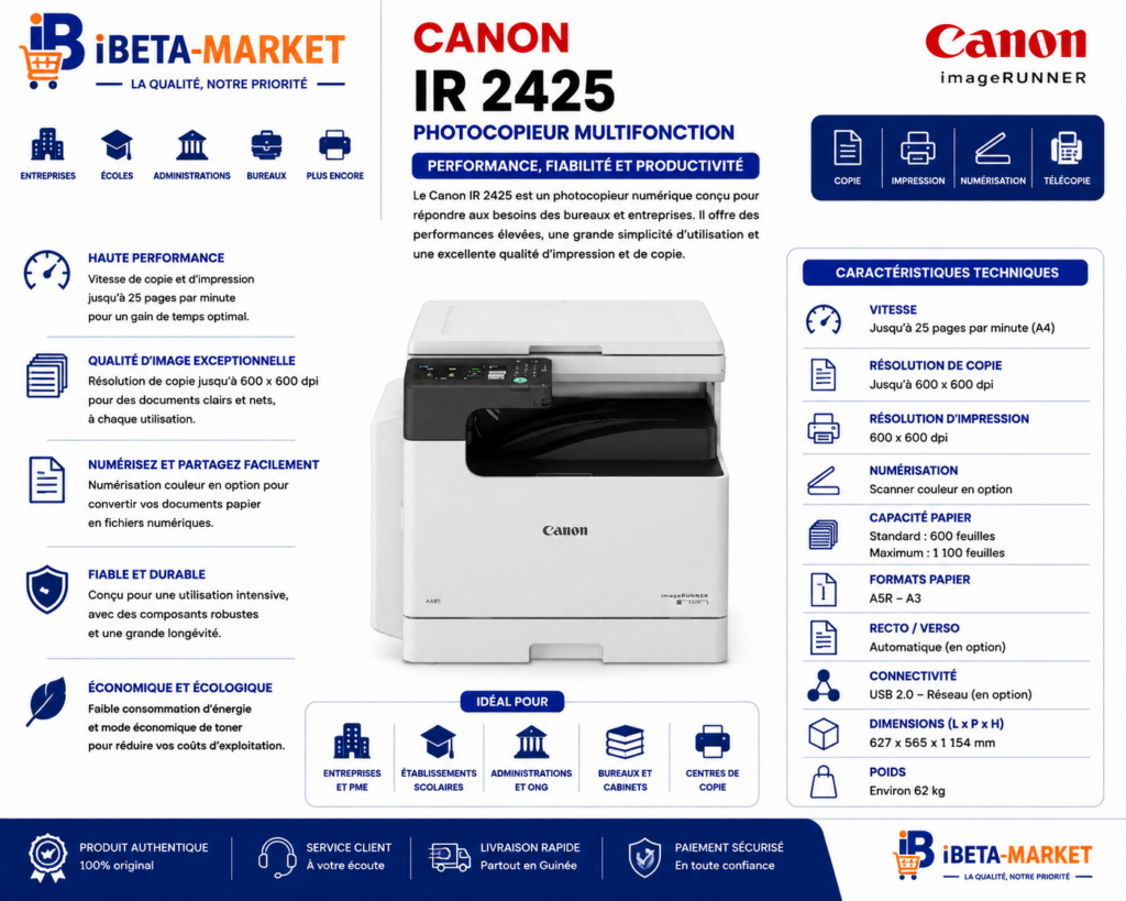 PHOTOCOPIES CANON IR 2425