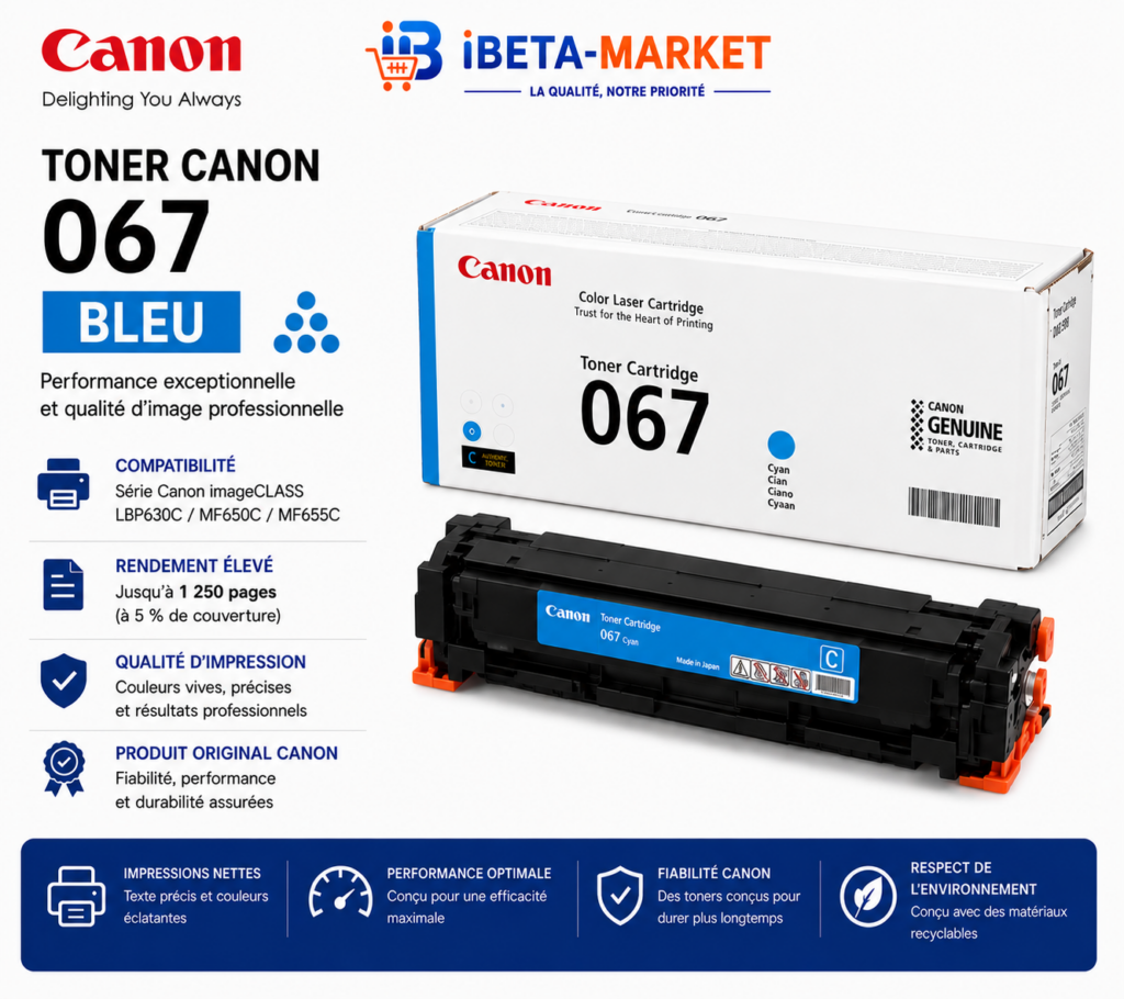 TONER CANON 067 BLEU