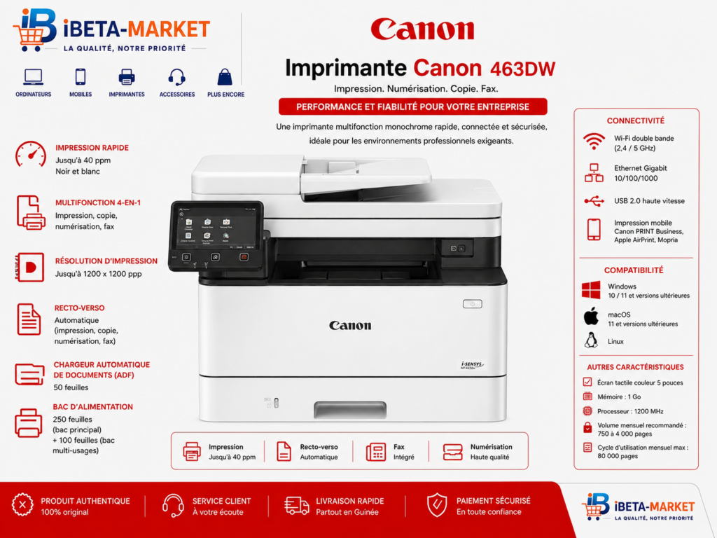IMPRIMENTE CANON 463DW