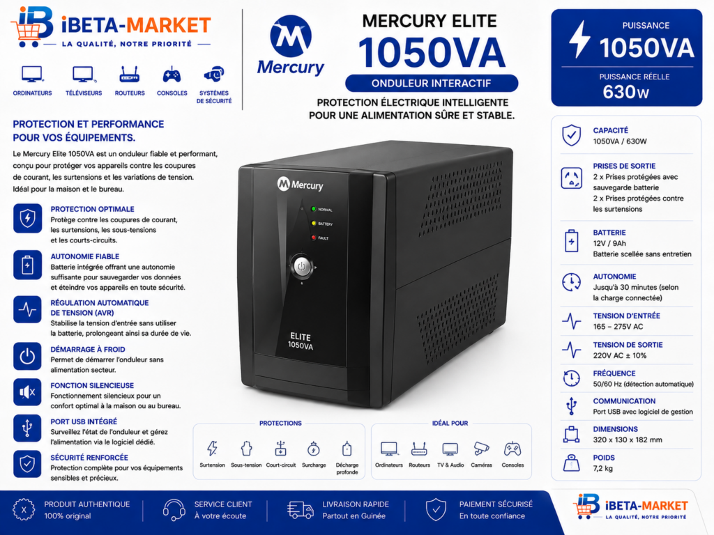 UPS MERCURY 1000VA