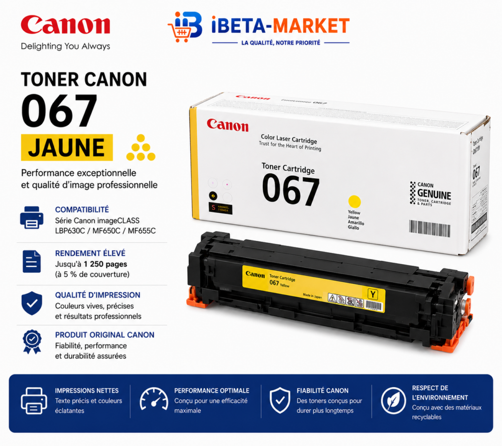TONER CANON 067 JAUNE