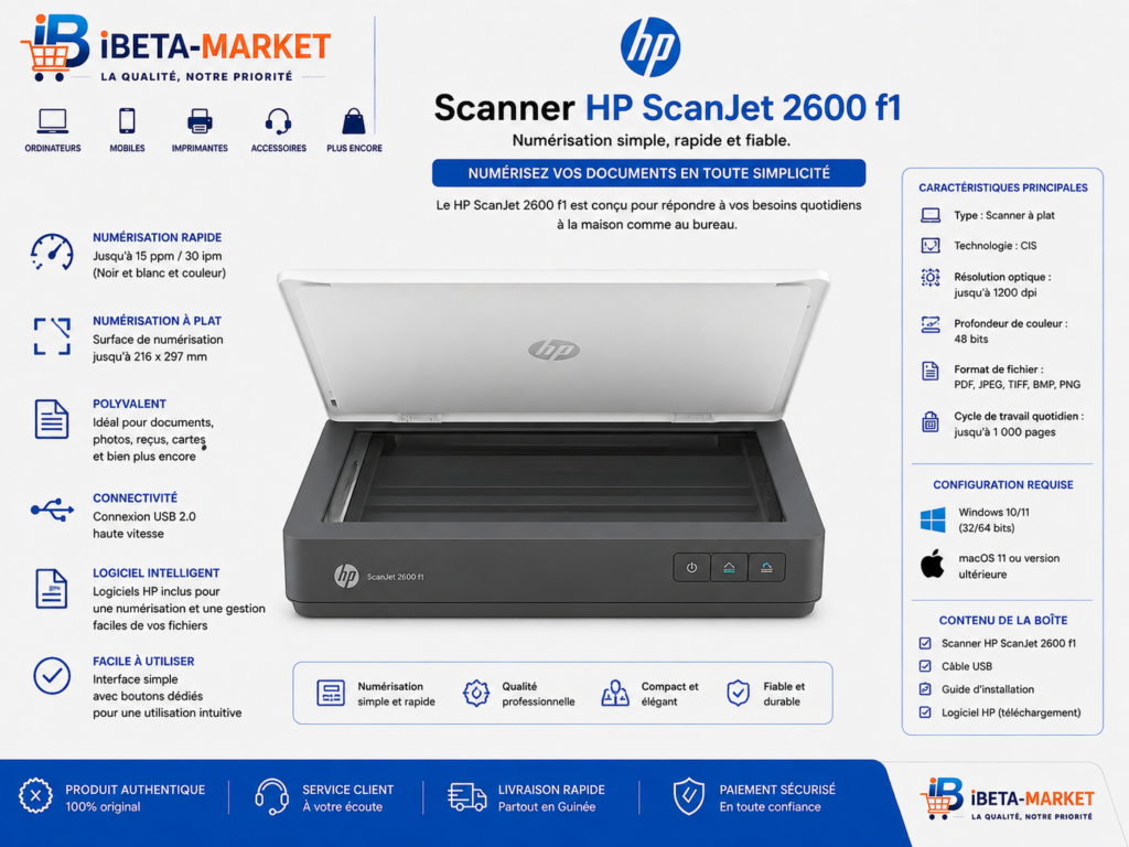 SCANER HP 2600F1