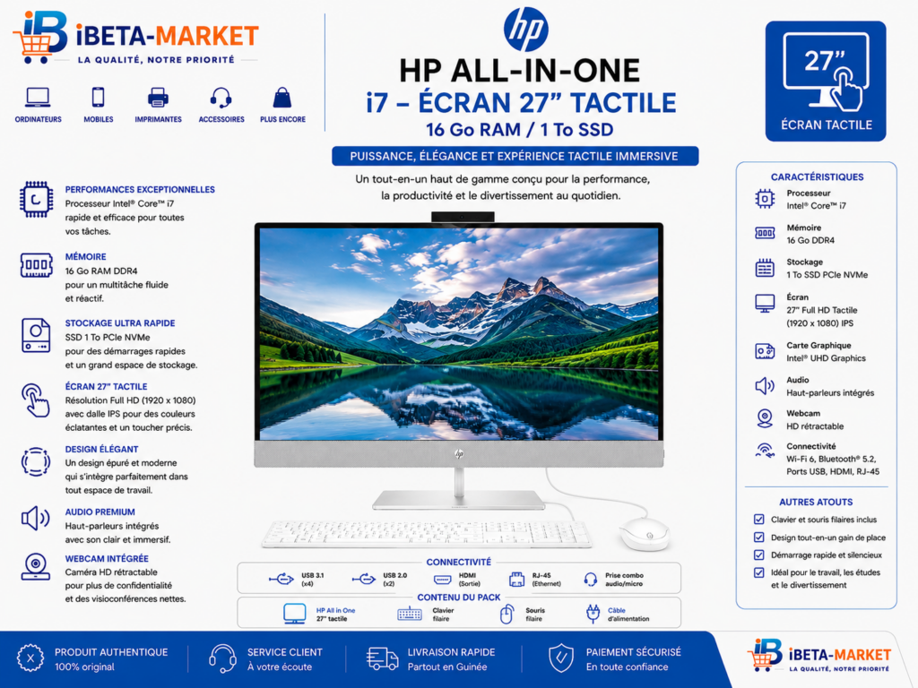 AIO HP Ci7 27 TC