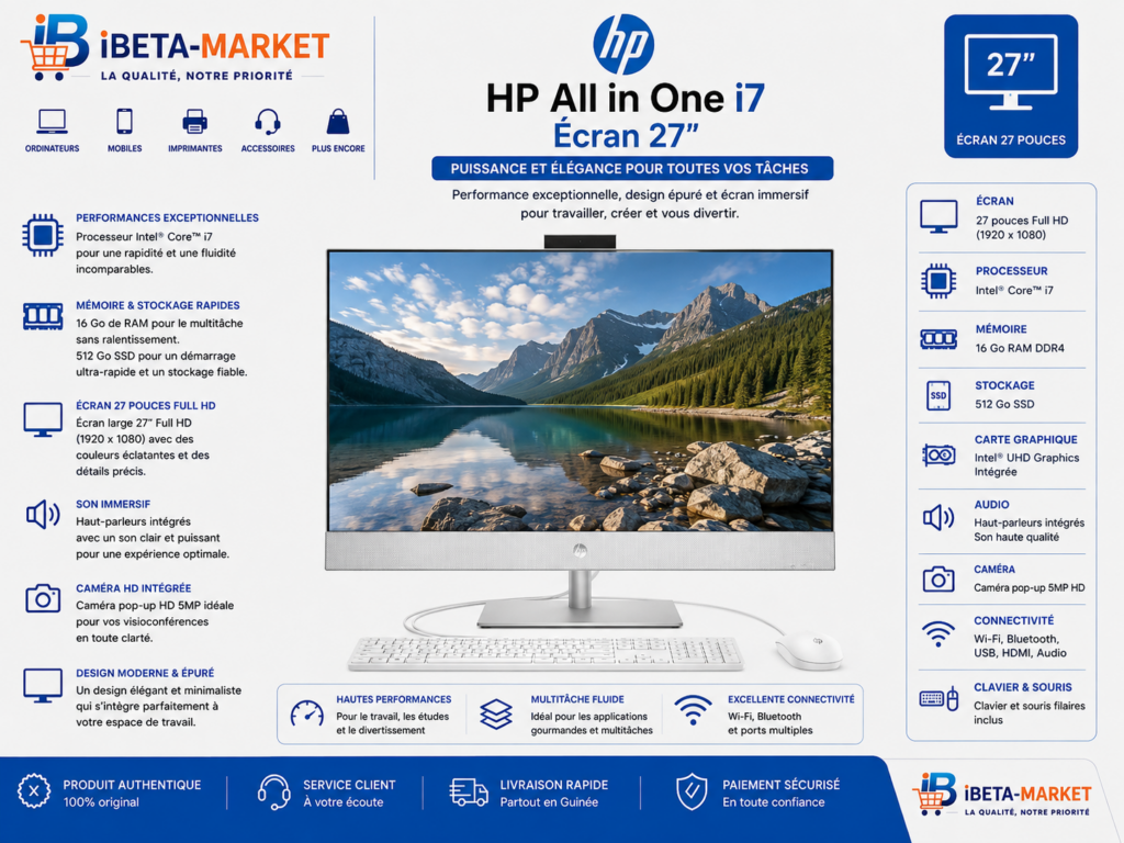 AIO HP Ci7 27