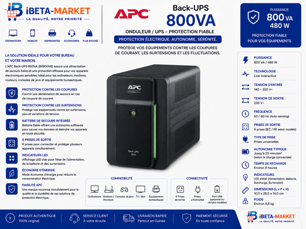 UPS APC 800VA