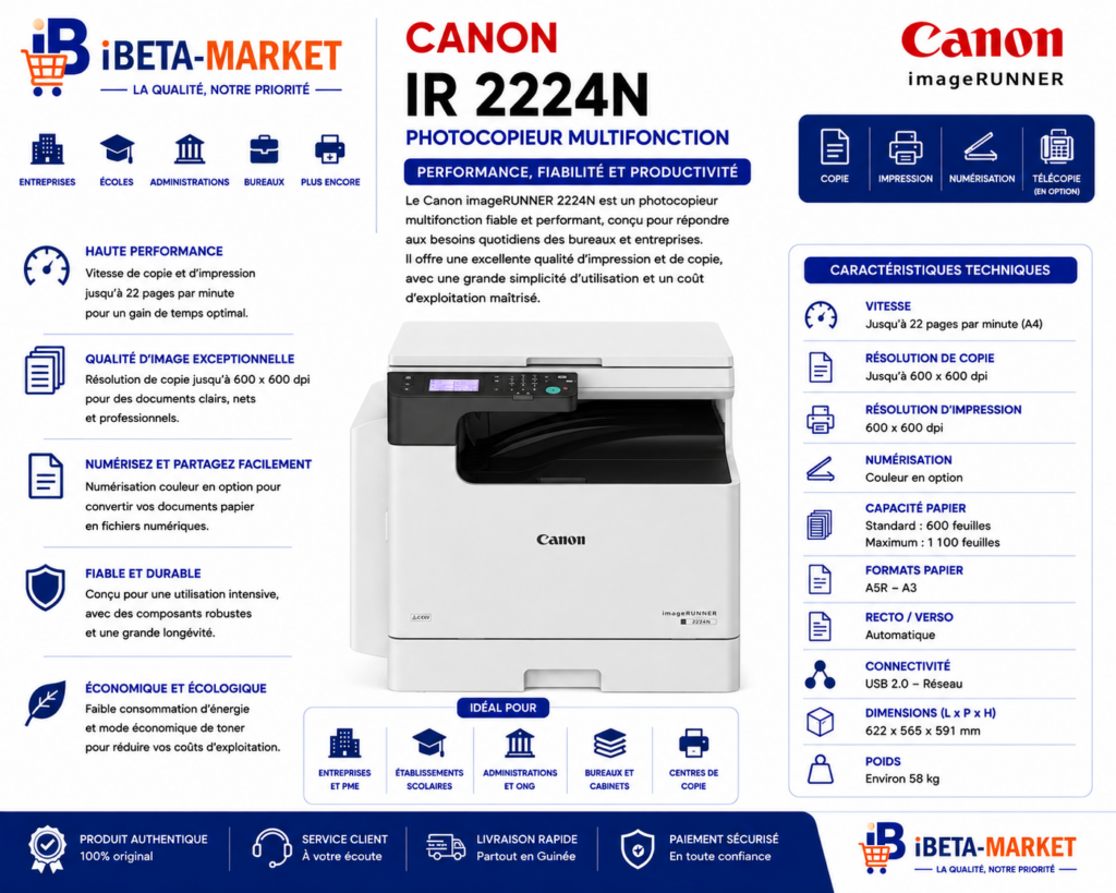 PHOTOCOPIES CANON IR 2224n
