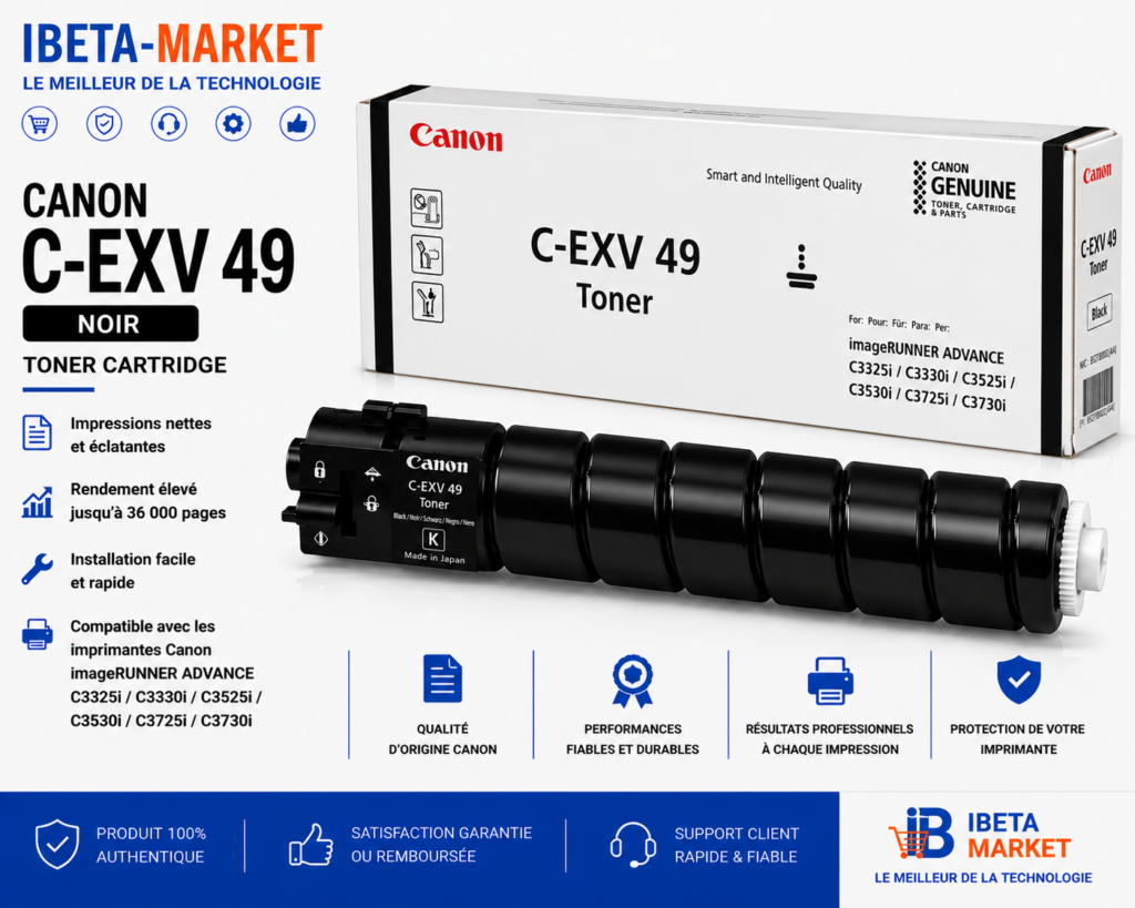 TONER CANON c exv49 noir