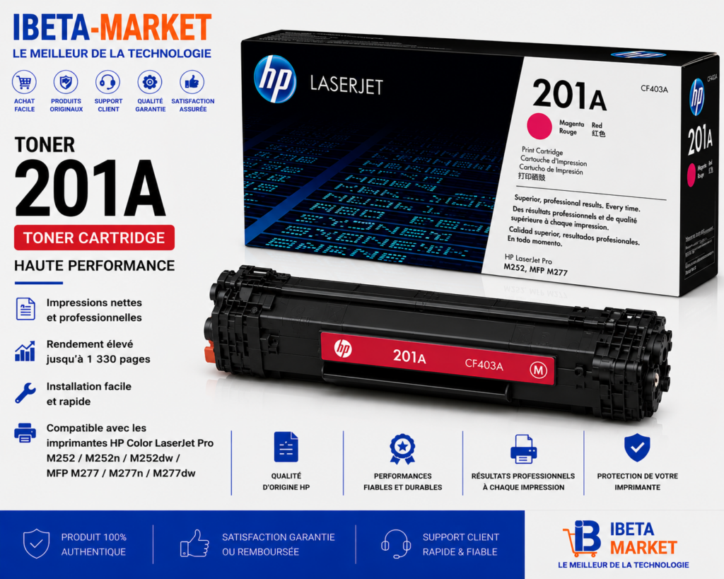 TONER HP 201 ROUGE
