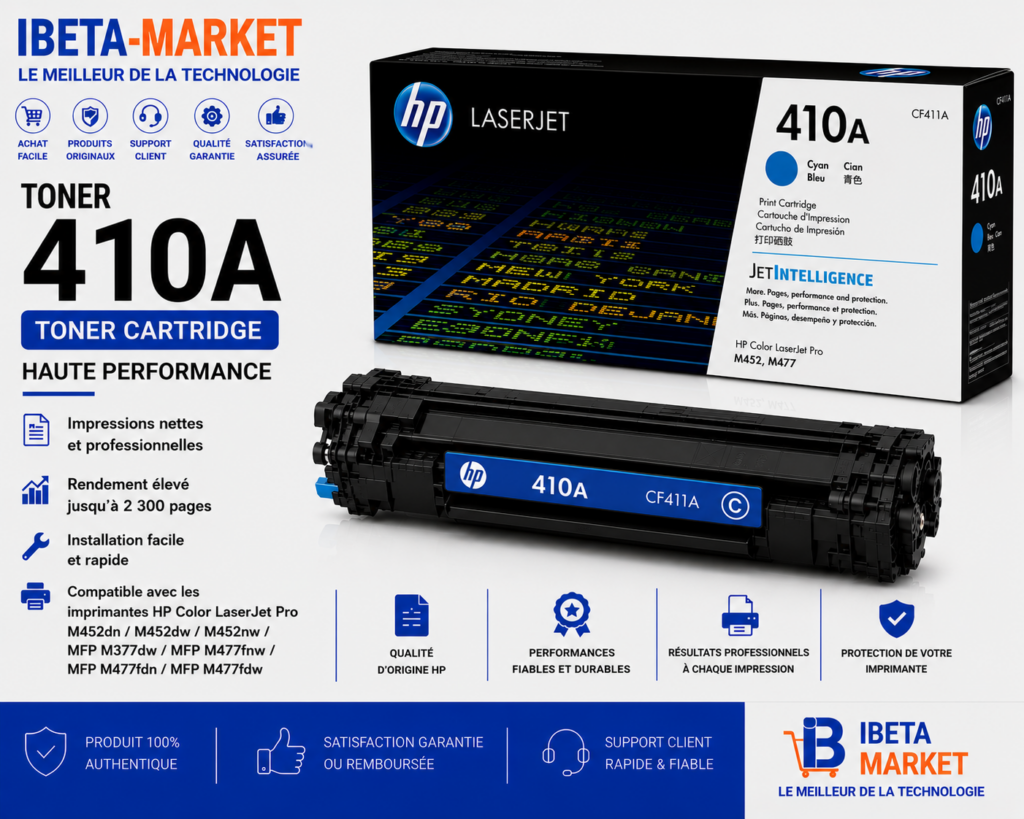 TONER HP 410 BLEU