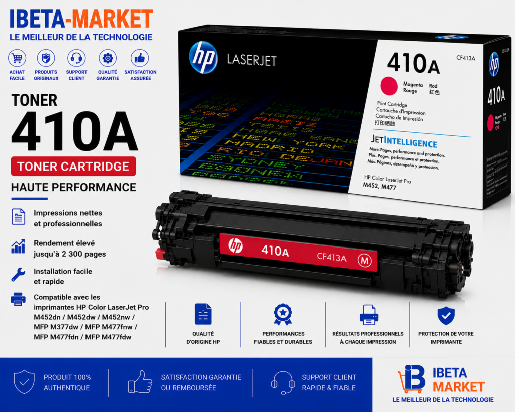 TONER HP 410 ROUGE
