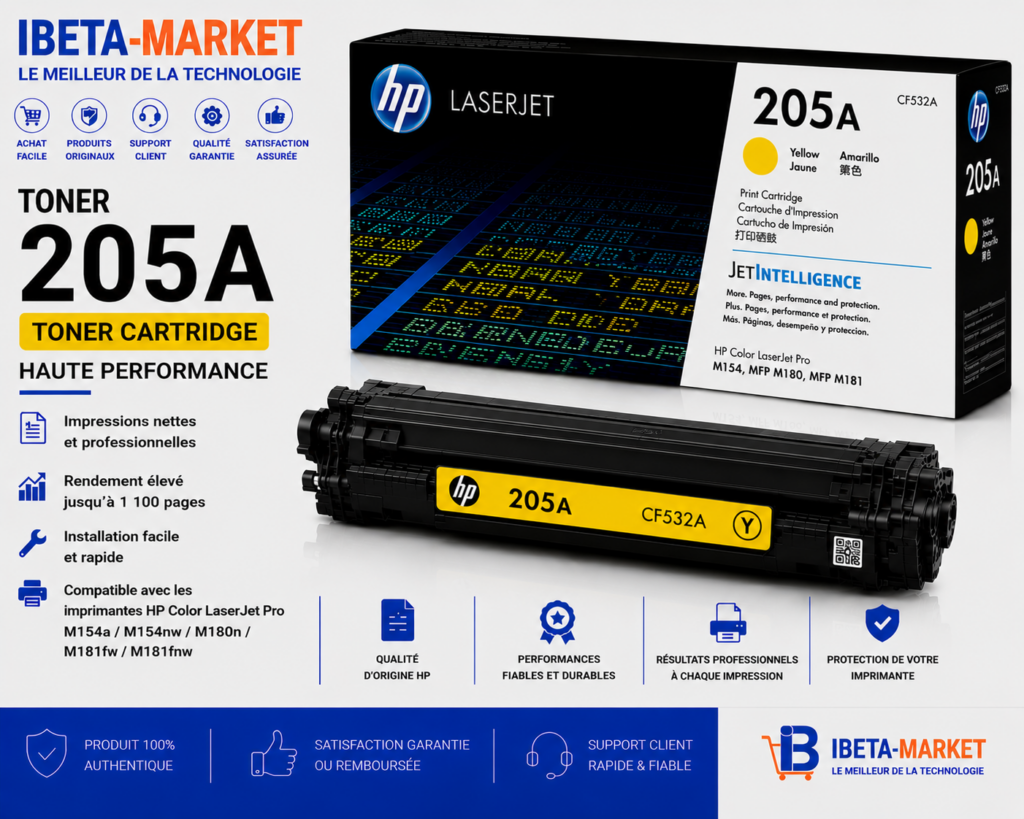 TONER HP 205 JAUNE