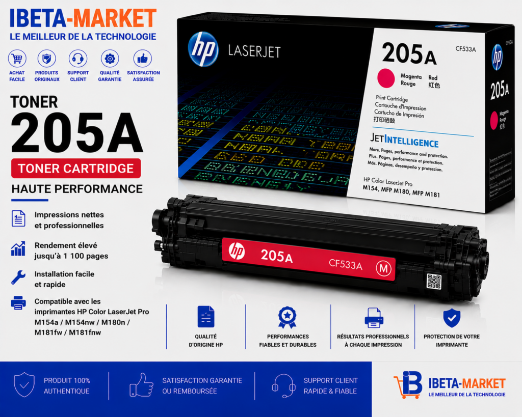 TONER HP 205 ROUGE