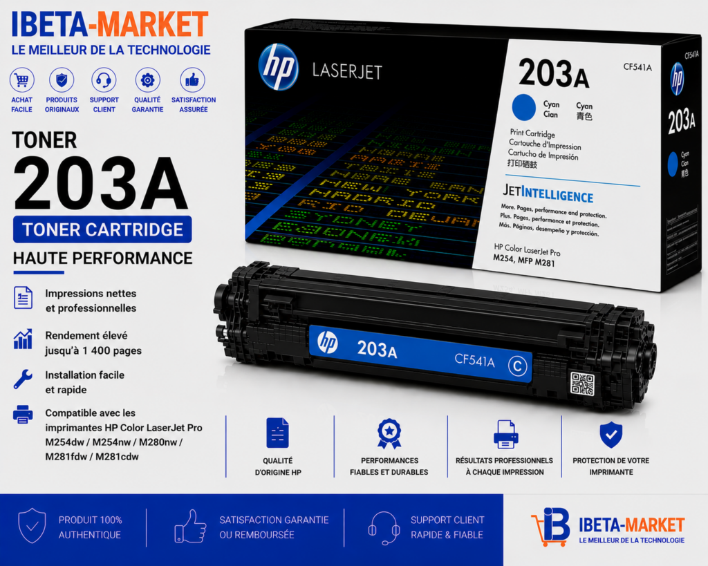 TONER HP 203 BLEU