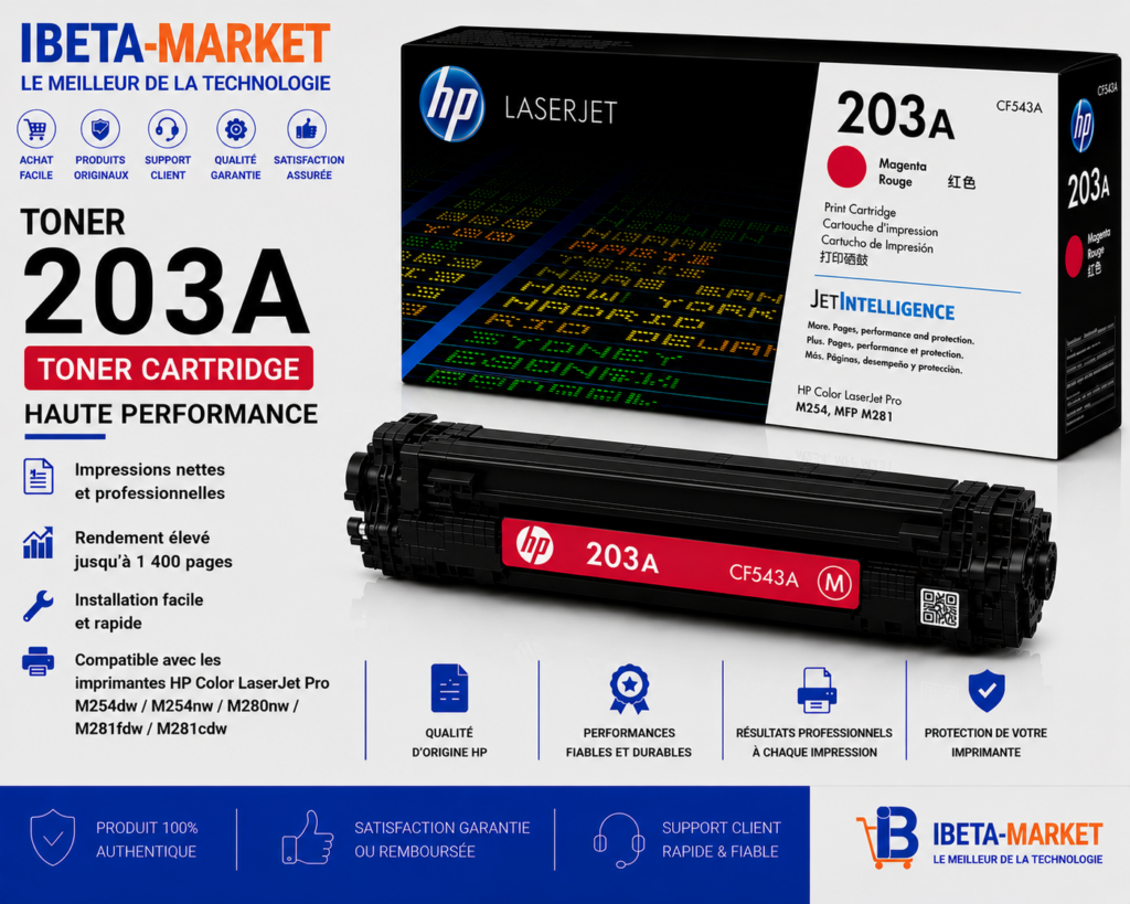 TONER HP 203 ROUGE