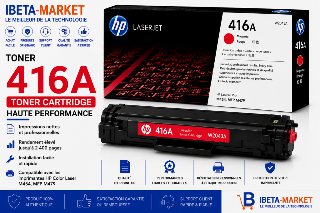 TONER HP 416 ROUGE