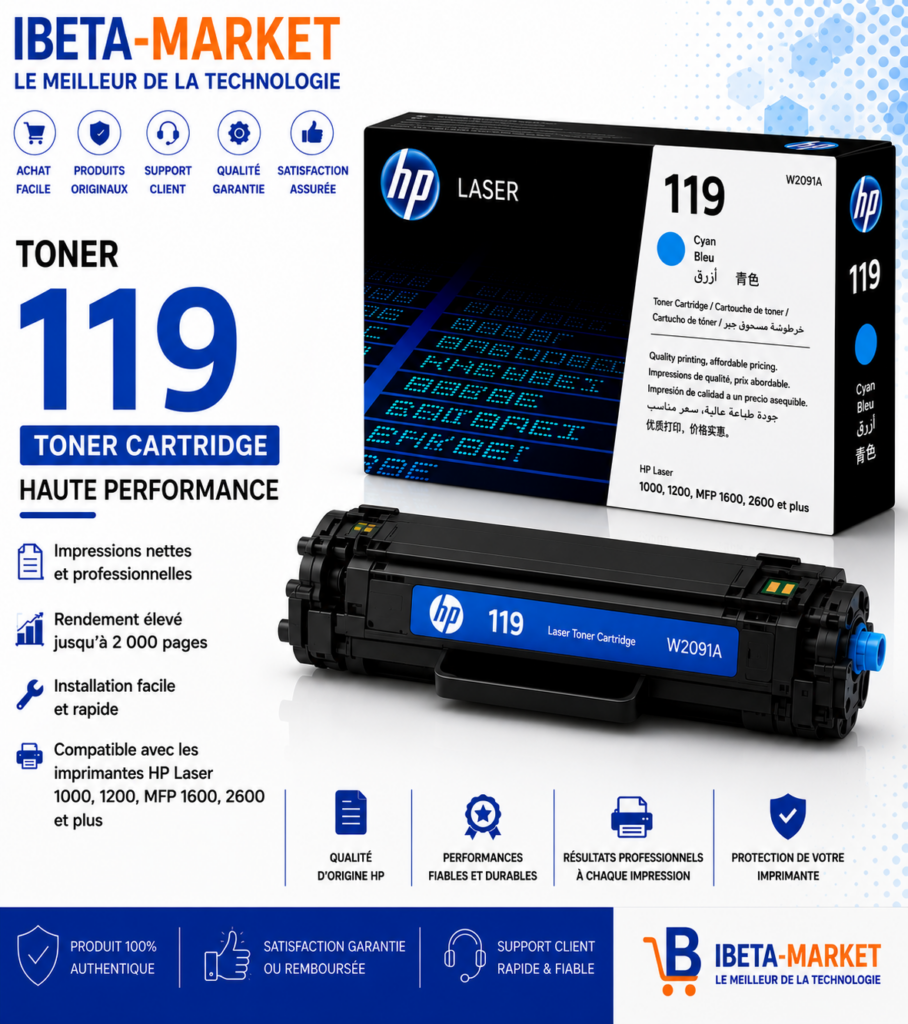 TONER HP 119 BLEU