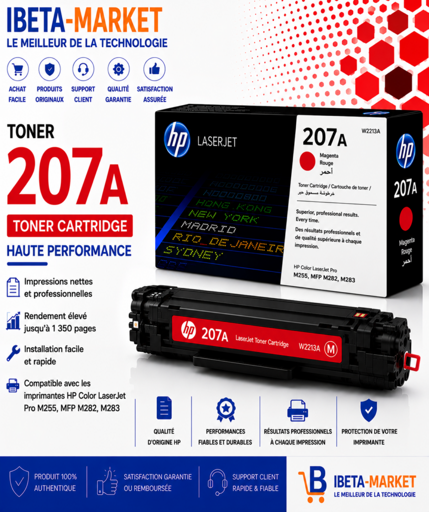 TONER HP 207 ROUGE