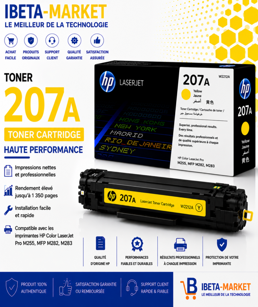 TONER HP 207 JAUNE