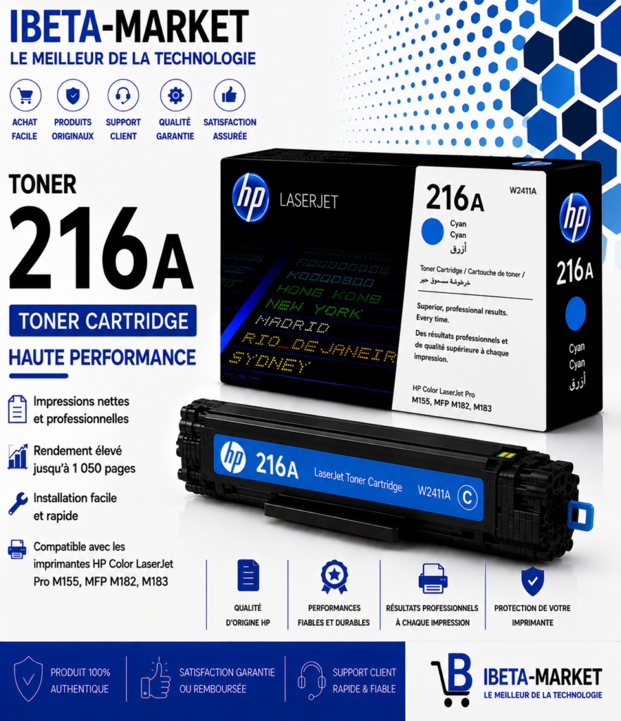 TONER HP 216 BLEU